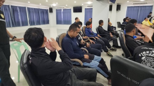 เทศบาลนครแม่สอด ประชุมฝ่ายป้องกันและบรรเทาสาธารณภัย ประจำเดือน สิงหาคม 2567 