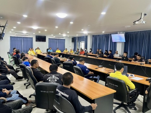 เทศบาลนครแม่สอด ประชุมฝ่ายป้องกันและบรรเทาสาธารณภัย ประจำเดือน สิงหาคม 2567 