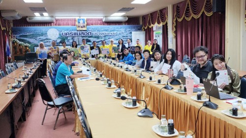 ทน.แม่สอด เข้าร่วมพิธีเปิดโครงการสร้างความร่วมมือด้านทรัพยากรธรรมชาติและสิ่งแวดล้อมในระดับพื้นที่เพื่อรองรับการเปลี่ยนแปลงสภาพภูมิอากาศ ปีงประมาณ พ.ศ.2567