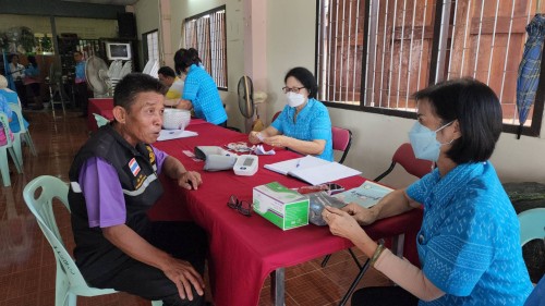 ทน.แม่สอด ร่วมกิจกรรมผู้สูงอายุชุมชนสองแคว 1 ประจำเดือนสิงหาคม 2567