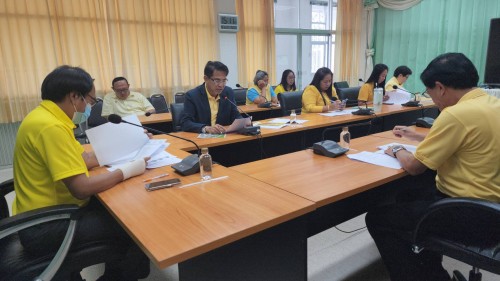 ทน.แม่สอด ประชุมคณะกรรมการพิจารณาการโอน (ย้าย)  พนักงานครูและบุคลากรทางการศึกษา สังกัดเทศบาลนครแม่สอด ครั้งที่ 2/2567