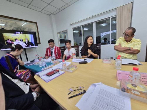 ทน.แม่สอด ร่วมประชุมโครงการวิจัยเรื่อง การพัฒนาระเบียงเศษฐกิจพิเศษเพื่อยกระดับความมั่นคงและคุณภาพชีวิต เมืองชายแดนฯ
