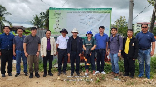 ทน.แม่สอด ร่วมการประชุมคณะกรรมการตรวจรับพัสดุโครงการพัฒนาตามผังเมืองรวมเมืองแม่สอด อำเภอแม่สอด จังหวัดตาก ระยะที่ 2 ครั้งที่ 3 (2/2567)