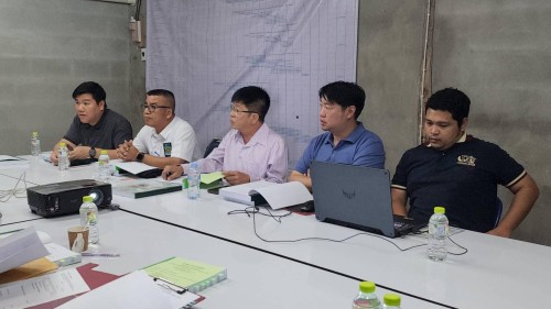 ทน.แม่สอด ร่วมการประชุมคณะกรรมการตรวจรับพัสดุโครงการพัฒนาตามผังเมืองรวมเมืองแม่สอด อำเภอแม่สอด จังหวัดตาก ระยะที่ 2 ครั้งที่ 3 (2/2567)