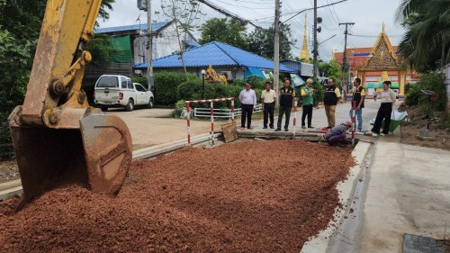 เทศบาลนครแม่สอด ลงพื้นที่ติดตามความคืบหน้า โครงการพัฒนาตามผังเมืองรวมเมืองแม่สอด อำเภอแม่สอด จังหวัดตาก