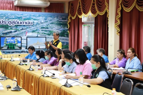 ทน.แม่สอด การประชุมการดำเนินการจัดบริการดูแลระยะยาวสำหรับผู้สูงอายุและผู้พิการที่มีภาวะพึ่งพิงเทศบาลนครแม่สอด