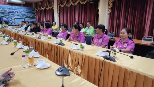 ทน.แม่สอด ต้อนรับคณะศึกษาดูงานจากองค์การบริหารส่วนตำบลฝายแก้ว อำเภอภูเพียง จังหวัดน่าน