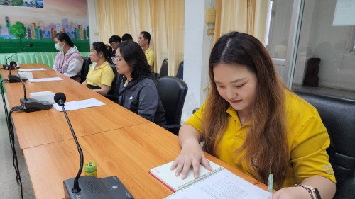 ทน.แม่สอด จัดการประชุมขยายระยะเวลาปฏิบัติงานฝังกลบตามสัญญาจ้างบริหารจัดการและกำจัดขยะมูลฝอย 