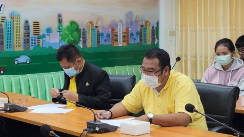 ทน.แม่สอด จัดการประชุมขยายระยะเวลาปฏิบัติงานฝังกลบตามสัญญาจ้างบริหารจัดการและกำจัดขยะมูลฝอย 