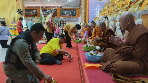เทศบาลนครแม่สอด เข้าร่วมงานประเพณีถวายข้าวพระพุทธ ประจำปี 2567