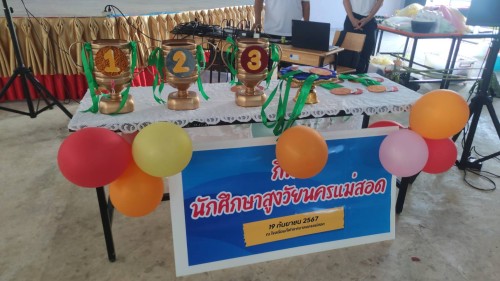 เทศบาลนครแม่สอด ร่วมพิธีเปิดกีฬาสีนักศึกษาสูงวัยนครแม่สอด ครั้งที่ 1 