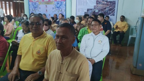 เทศบาลนครแม่สอด ร่วมพิธีทำบุญทอดผ้าป่าสามัคคี ชุมชนอินทรคีรี 1