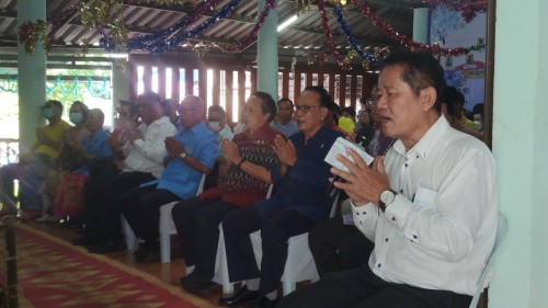 เทศบาลนครแม่สอด ร่วมพิธีทำบุญทอดผ้าป่าสามัคคี ชุมชนอินทรคีรี 1