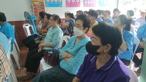 เทศบาลนครแม่สอด เข้าร่วมการจัดกิจกรรมประชุมผู้สูงอายุชุมชนบัวคูณ ประจำเดือน กันยายน