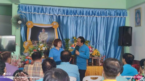 เทศบาลนครแม่สอด เข้าร่วมการจัดกิจกรรมประชุมผู้สูงอายุชุมชนบัวคูณ ประจำเดือน กันยายน