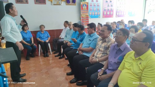 เทศบาลนครแม่สอด เข้าร่วมการจัดกิจกรรมประชุมผู้สูงอายุชุมชนบัวคูณ ประจำเดือน กันยายน