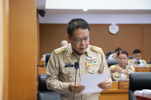 สภาเทศบาลนครแม่สอด ประชุมสภาเทศบาลนครแม่สอด สมัยวิสามัญ สมัยที่ 2  ประจำปี 2567