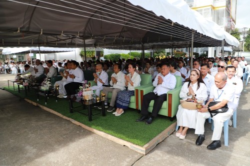 ทน.แม่สอด พิธีทำบุญเทศบาลนครแม่สอดครบรอบ 87 ปี และพิธีมหามังคลาภิเษกเจ้าพ่อพะวอ