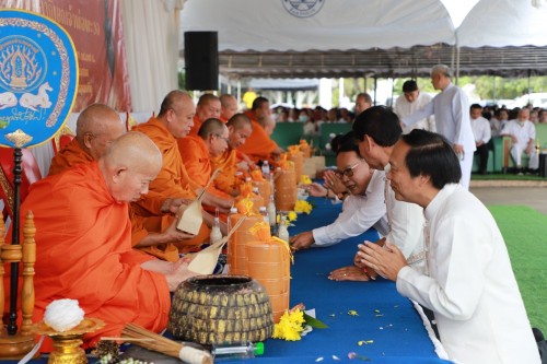 ทน.แม่สอด พิธีทำบุญเทศบาลนครแม่สอดครบรอบ 87 ปี และพิธีมหามังคลาภิเษกเจ้าพ่อพะวอ