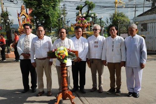 ทน.แม่สอด พิธีทำบุญเทศบาลนครแม่สอดครบรอบ 87 ปี และพิธีมหามังคลาภิเษกเจ้าพ่อพะวอ