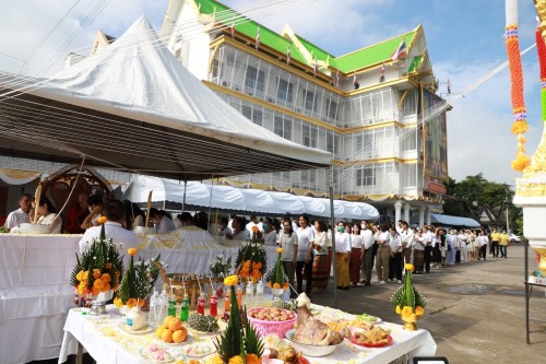 ทน.แม่สอด พิธีทำบุญเทศบาลนครแม่สอดครบรอบ 87 ปี และพิธีมหามังคลาภิเษกเจ้าพ่อพะวอ