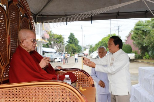 ทน.แม่สอด พิธีทำบุญเทศบาลนครแม่สอดครบรอบ 87 ปี และพิธีมหามังคลาภิเษกเจ้าพ่อพะวอ