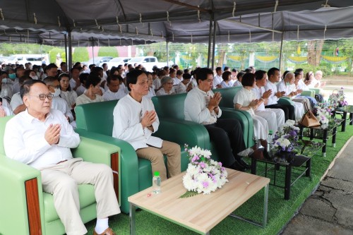 ทน.แม่สอด พิธีทำบุญเทศบาลนครแม่สอดครบรอบ 87 ปี และพิธีมหามังคลาภิเษกเจ้าพ่อพะวอ