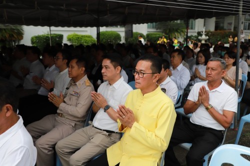 ทน.แม่สอด พิธีทำบุญเทศบาลนครแม่สอดครบรอบ 87 ปี และพิธีมหามังคลาภิเษกเจ้าพ่อพะวอ