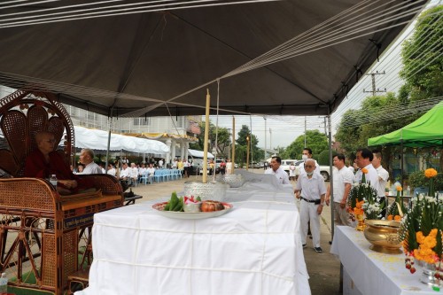 ทน.แม่สอด พิธีทำบุญเทศบาลนครแม่สอดครบรอบ 87 ปี และพิธีมหามังคลาภิเษกเจ้าพ่อพะวอ