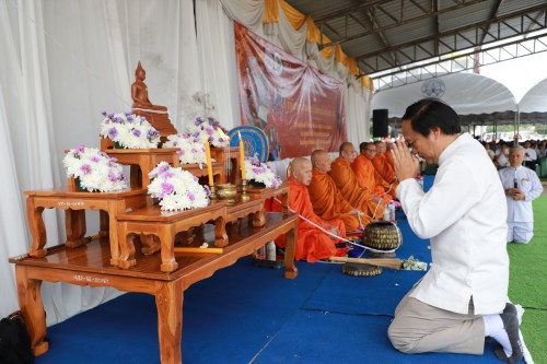 ทน.แม่สอด พิธีทำบุญเทศบาลนครแม่สอดครบรอบ 87 ปี และพิธีมหามังคลาภิเษกเจ้าพ่อพะวอ