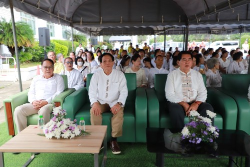 ทน.แม่สอด พิธีทำบุญเทศบาลนครแม่สอดครบรอบ 87 ปี และพิธีมหามังคลาภิเษกเจ้าพ่อพะวอ
