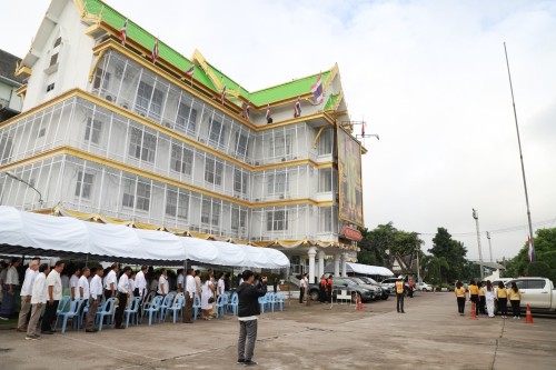 ทน.แม่สอด พิธีทำบุญเทศบาลนครแม่สอดครบรอบ 87 ปี และพิธีมหามังคลาภิเษกเจ้าพ่อพะวอ