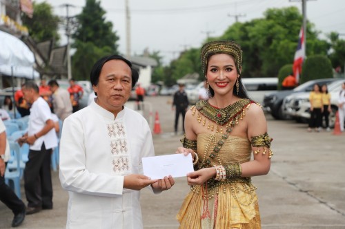 ทน.แม่สอด พิธีทำบุญเทศบาลนครแม่สอดครบรอบ 87 ปี และพิธีมหามังคลาภิเษกเจ้าพ่อพะวอ