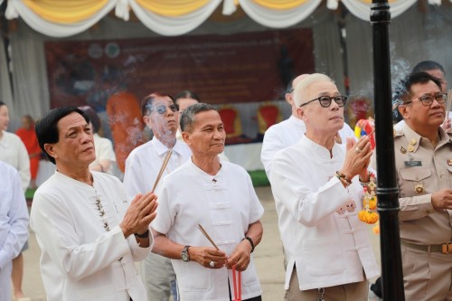 ทน.แม่สอด พิธีทำบุญเทศบาลนครแม่สอดครบรอบ 87 ปี และพิธีมหามังคลาภิเษกเจ้าพ่อพะวอ