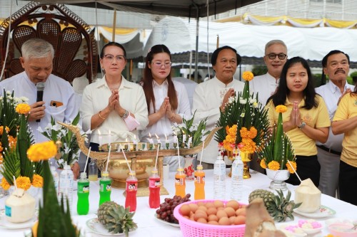 ทน.แม่สอด พิธีทำบุญเทศบาลนครแม่สอดครบรอบ 87 ปี และพิธีมหามังคลาภิเษกเจ้าพ่อพะวอ