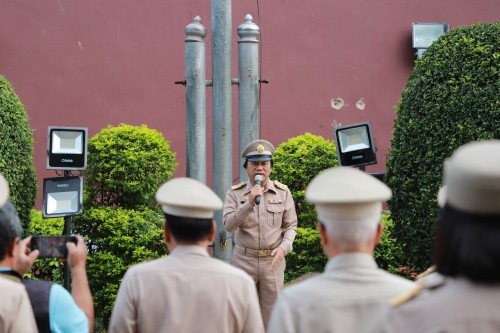 เทศบาลนครแม่สอด จัดกิจกรรมเคารพธงชาติ เนื่องใน วันพระราชทานธงชาติไทย