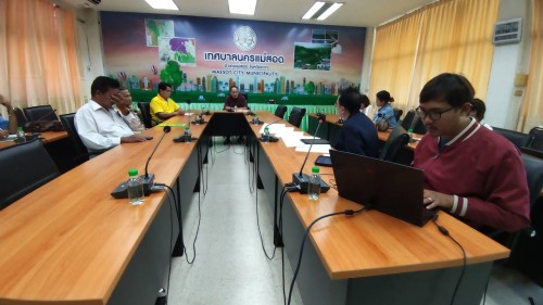 ทน.แม่สอด จัดประชุมติดตามความคืบหน้าโครงการบริหารจัดการ กำจัดขยะมูลฝอย และผลิตกระแสไฟฟ้าขนาดเล็กมากฯ ครั้งที่ 12/2567