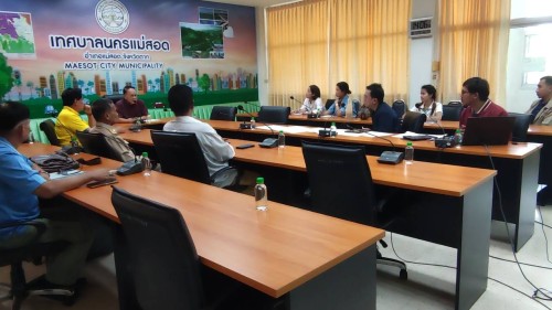ทน.แม่สอด จัดประชุมติดตามความคืบหน้าโครงการบริหารจัดการ กำจัดขยะมูลฝอย และผลิตกระแสไฟฟ้าขนาดเล็กมากฯ ครั้งที่ 12/2567