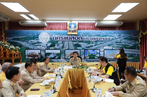 ทน.แม่สอด ร่วมประชุมและรับฟังความคิดเห็นจากภาคประชาชน ผู้มีส่วนเกี่ยวข้องและร่วมลงพื้นที่ติดตามความคืบหน้าโครงการก่อสร้างที่เข้าร่วมโครงการ CoST ประจำปีงบประมาณ พ.ศ. 2567