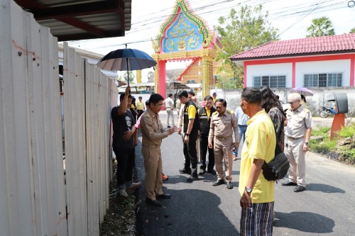 ทน.แม่สอด ร่วมประชุมและรับฟังความคิดเห็นจากภาคประชาชน ผู้มีส่วนเกี่ยวข้องและร่วมลงพื้นที่ติดตามความคืบหน้าโครงการก่อสร้างที่เข้าร่วมโครงการ CoST ประจำปีงบประมาณ พ.ศ. 2567