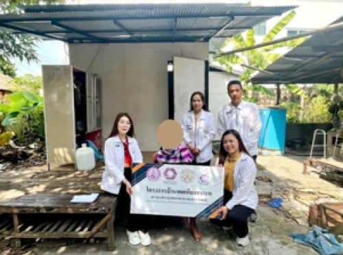 ทน.แม่สอด ลงพื้นที่ส่งมอบบ้านตามการปรับสภาพที่อยู่อาศัยกลุ่มเปราะบางตามโครงการบ้านพอเพียงชนบท ประจำปีงบประมาณ 2567
