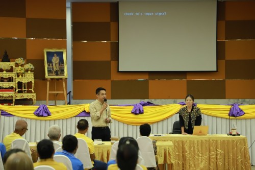 ทน.แม่สอด  ร่วมรับฟังความคิดเห็นของประชาชนในการดำเนินกิจการเคเบิ้ลทีวีเพื่อการศึกษาเทศบาลนครแม่สอด