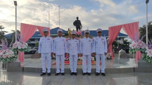 เทศบาลนครแม่สอด ร่วมพิธีวางพวงมาลาถวายราชสักการะพระบาทสมเด็จพระจุลจอมเกล้าเจ้าอยู่หัว รัชกาลที่ 5 "วันปิยมหาราช“ เนื่องในวันคล้ายวันสวรรคต