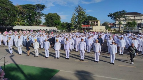 เทศบาลนครแม่สอด ร่วมพิธีวางพวงมาลาถวายราชสักการะพระบาทสมเด็จพระจุลจอมเกล้าเจ้าอยู่หัว รัชกาลที่ 5 "วันปิยมหาราช“ เนื่องในวันคล้ายวันสวรรคต
