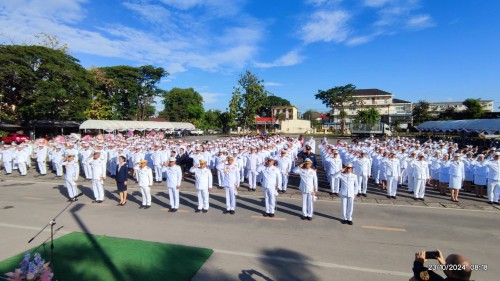 เทศบาลนครแม่สอด ร่วมพิธีวางพวงมาลาถวายราชสักการะพระบาทสมเด็จพระจุลจอมเกล้าเจ้าอยู่หัว รัชกาลที่ 5 "วันปิยมหาราช“ เนื่องในวันคล้ายวันสวรรคต
