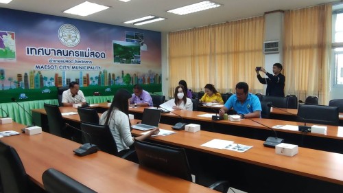 ทน.แม่สอด ประชุมรายงานความคืบหน้าของโครงการบริหารจัดการและกำจัดขยะมูลฝอย และผลิตกระแสไฟฟ้าขนาดเล็กมากโดยใช้ขยะชุมชนเป็นเชื้อเพลิง ครั้งที่ 1/2568