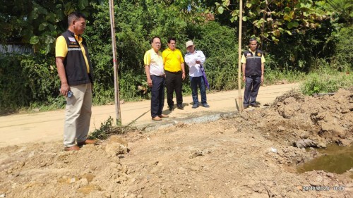 เทศบาลนครแม่สอด ลงพื้นที่ติดตามงานระบบสาธารณูปโภคชุมชนอิสลาม และชุมชนสองแคว 2