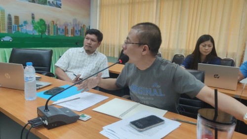 เทศบาลนครแม่สอด  ประชุมหารือประเด็นข้อร้องเรียนขอให้ตรวจสอบการก่อสร้างโรงไฟฟ้าขยะ