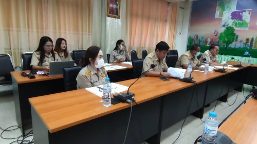 เทศบาลนครแม่สอด  ประชุมหารือประเด็นข้อร้องเรียนขอให้ตรวจสอบการก่อสร้างโรงไฟฟ้าขยะ