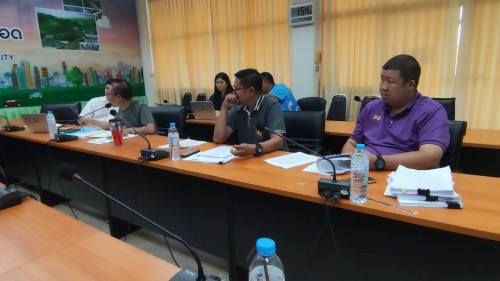 เทศบาลนครแม่สอด  ประชุมหารือประเด็นข้อร้องเรียนขอให้ตรวจสอบการก่อสร้างโรงไฟฟ้าขยะ
